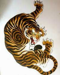 Japanese Tiger Art Tattoo Traditional Tiger Tattoo Japanese Tiger Tattoo Tiger Tattoo Design