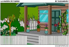 La Maison De Fabien Presentation Multimedia Vocabulaire Pieces De La Maison Adjectifs Descriptions Et Exercices Maison Maison Et Objet Maison De Star