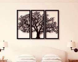 Button Tree Wall Art On Repurposed Pallet Wood Etsy Etsy Wall Art Metal Tree Wall Art Unique Metal Wall Art