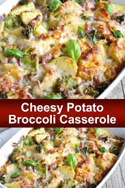 Cheesy Potato Broccoli Casserole My Honeys Place Recipe Cheesy Potatoes Broccoli Casserole Broccoli Recipes Casserole