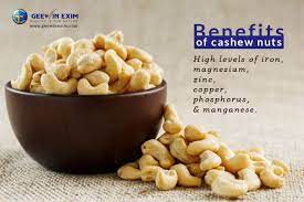 Benefits Of Eating Cashew Nuts Geewin Exim Cashews Benefits Cashew Nut Dog Food Recipes