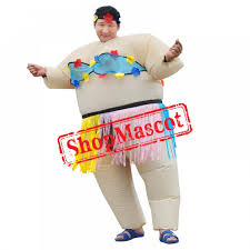 The camera follows her as she enters, offering a generous, fetishistic view of her partially exposed buttocks. Inflatable Sumo Wrestler Costume Halloween Costumes For Adult