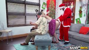 Anastasia Knight is on the receiving end of a holiday Santa fuck - Alpha  Porno