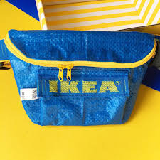 Ikea Frakta Handmade Waist Chest Bag Bags Chest Bag Recycled Fashion