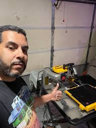 First time tile worker's experience with wet saw and master tile saw