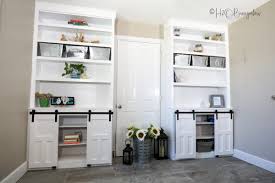 Build new cabinet doors to update your old cabinets on the cheap! Painted Built Ins Homeright