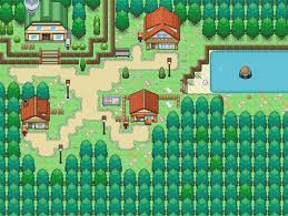 Reimagined New Bark Town From Pokemon Gold Silver Crystal Heartgold Soulsilver