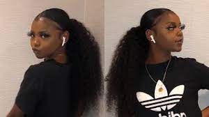 This style reveals the face while emphasizing it's believed that long loose hair gives a lady a special charm and emphasizes her femininity making. 10 Ways To Style Your Ponytail Natural Girl Wigs