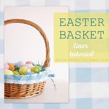 Easter Basket Liner Tutorial Diy Panier En Osier Rond Panier En Osier Panier