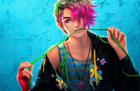 Original Pink Hair Cool Boy Anime Blue Eyes Wallpaper 1920x1252 815985 Wallpaperup It might not be the most common hair color, but there are some really great characters who rock a blue do.