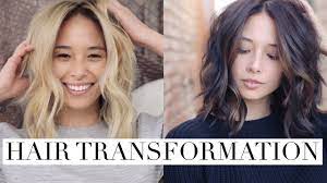 Your initial brunette shade, desired blonde shade, hair history, and more. My Hair Color Transformation Blonde To Brunette Aja Dang Youtube