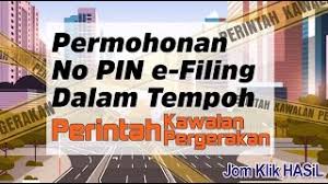 Permohonan no pin secara online. Permohonan No Pin E Filing Pkp Dan Login Kali Pertama Youtube