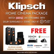 2,887 likes · 5 talking about this. Grand Indonesia On Twitter Klipsch Home Cinema Package Comes With Free Receiver Chromecast And Cables Only At Play Store In East Mall Lv 3