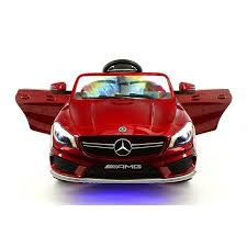 Mercedes Benz Cla45 Ride On Toy Car With Parental Remote Cherry Walmart Com Kids Ride On Ride On Toys Toy Car