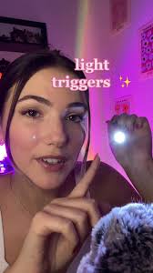 Relaxing Light Triggers ASMR Session with Abby
