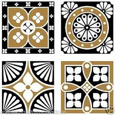 Accent tiles take an ordinary kitchen backsplash and add interest, excitement and even glamour, and all through the use of contrast. Arabic Black White Decorative Backsplash Artistic Ceramic Accent Tiles 6 New Ebay