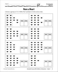 Grouping Tens And Ones Grade 1 2 First Grade Math Worksheets Tens And Ones Worksheets Tens And Ones