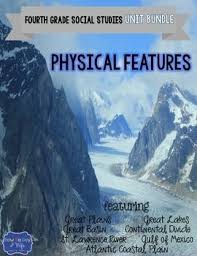 Physical Features Unit Us Geographic Features Bundle Rivers Mountains More Physical Features The Unit Physics