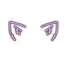 Neon Cat Ears Neko Earscat Pink Neonpink Meow Cute Interesting Freetoedit Neon Cat Drawing Clothes Neko Boy