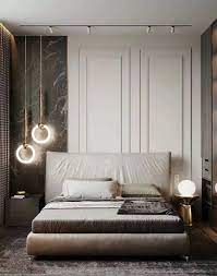 Как выбрать освещение спальни при натяжных потолках, без люстры, над  кроватью и др.