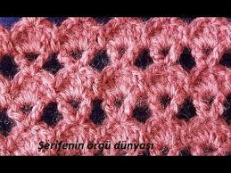 Maybe you would like to learn more about one of these? Tig Isi Gorumce Topuzu Yelek Modeli Youtube Crochet Videos Rug Pattern Crochet Stitches