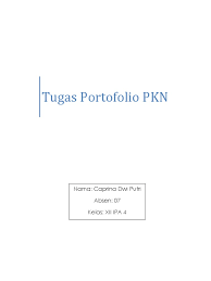 Check spelling or type a new query. Tugas Portofolio Pkn Pdf