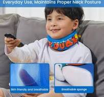 VELPEAU Kids Soft Neck Collar Brace for Posture Correct- Foam Cervical  Support for Whiplash and Injury Pain Relief, Spine Alignment Straightener  for ...
