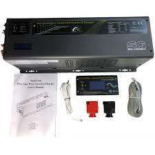 Hybrid power working( solar, battery, commercial power and generator switch freely). 6000 Watt Tesla Lithium Inverter Charger 50 4v 12s 48v Version