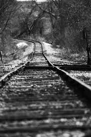 Black And White Rail Road Sign Black White Photo Of A Railway Line White Photography Black White Photos Black And White City