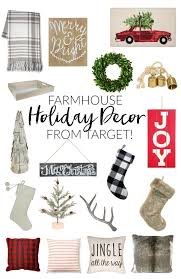The Best Farmhouse Holiday Decor Picks From Target To Help You Have A Very Merry Christmas F Holiday Decor Holiday Farmhouse Decor Farmhouse Christmas Decor