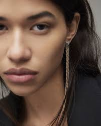 ALLSAINTS Demi Long Chain Earrings