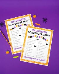 For example, what is the first word listed the. Free Printable Halloween Scavenger Hunt Happiness Is Homemade