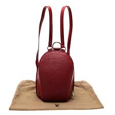Maybe you would like to learn more about one of these? Louis Vuitton Red Epi Leather Mabillon Backpack Bag Louis Vuitton Tlc
