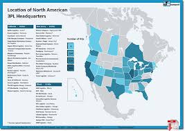 Read detailed, verified, client reviews about weber logistics. Location Density Map Of Top North American 3pls Supply Chain 24 7