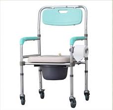 Lm1156 Portable Mobile Toilet Chairs Height Adjustable Folding Elderly Seat Commode Chair With Wheels Review Bathroom Chair Commode Chair Chair