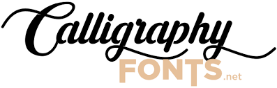 Different computer fonts have names, and you can identify them by their features. Calligraphy Fonts
