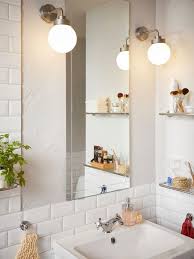 Voxnan Glass Shelf Chrome Effect 26 3 8x5 1 8 Ikea In 2021 Ikea Bathroom Lighting Serene Bathroom Wall Lamp