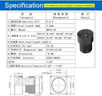 M8*0.35 focal length 3.2mm low distortion lens wide angle 103 degree for  1/3" mini board CCTV camera M8 lens - AliExpress 30