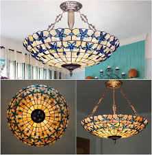 20 Inch Tiffany Stained Glass Chandelier Pl640 Stained Glass Chandelier Tiffany Style Chandeliers Tiffany Ceiling Lights