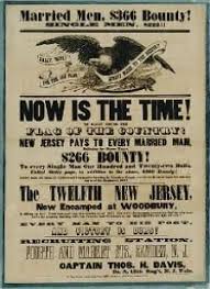 A Civil War Recruiting Poster Advertising Large Cash Compensations For Married Men Enlisting War Civil War Photos Civil War