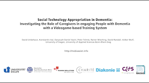 In singapore, 1 in 10 people above the age of 60 suffers from dementia. Social Technology Appropriation In Dementia Investigating The Role Of Caregivers In Engaging People With Dementia With A Videogame Based Training System Proceedings Of The 2020 Chi Conference On Human Factors In Computing