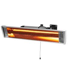 Advanced gold tube infrared heating technology heat up fast in seconds. Stainless Steel Infrared 1500 Watt Electric Mounted Patio Heater Wall Mounted Swivel Mount Heater Remote Control Walmart Com Walmart Com
