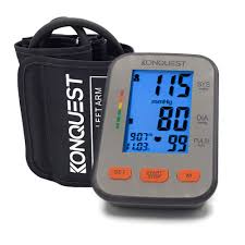 The portable design and travel case make this. Konquest Kbp 2704a Automatic Upper Arm Blood Pressure Monitor With Backlit Display Accurate Large Adjustable Cuff Irregular Heartbeat Hypertension Detector Tensiometro Digital Buy Online In Belize At Belize Desertcart Com Productid