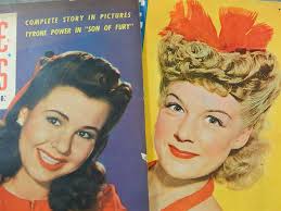 10 issues 1942-1944 MOVIE STARS PARADE Magazine~ Ginger Rogers, Rita  Hayworth