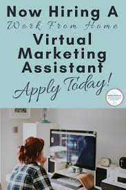 Apply Today Work From Home Virtual Marketing Assistant Job Now Hiring Workfromhome Jobs Virtualmarketing Assistant Jobs Virtual Assistant Assistant