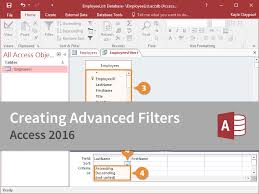 Microsoft Access 2016 Customguide Creating Advanced Filters Tutorial Interactive Training Course Microsoft Applications Excel Microsoft
