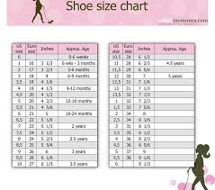 8 Kids Shoe Size Chart Baby Girl Shoe Size Chart Us