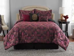 Sapphire pillows, draperies, a side table, and even the trim on the we're loving the deep midnight shade of the space below, as well as the way that bed pillows in the same hue help reinforce this decadent color. Mainstays Full Queen Morocco Comforter Set 7 Piece Walmart Com Walmart Com