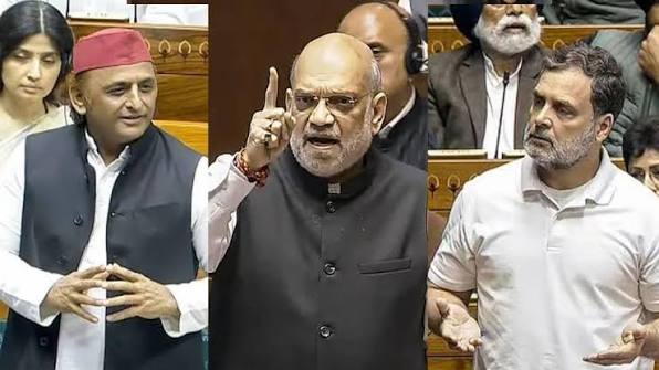 संसदेत राहुल गांधींचा अमित शाहांवर गंभीर आरोप