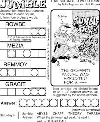 Here you can download a few good printable jumble word puzzles to descramble and complete. Jumble On Jumble 9 13 10 Jumbled Words Jumble Word Puzzle Jumble Puzzle